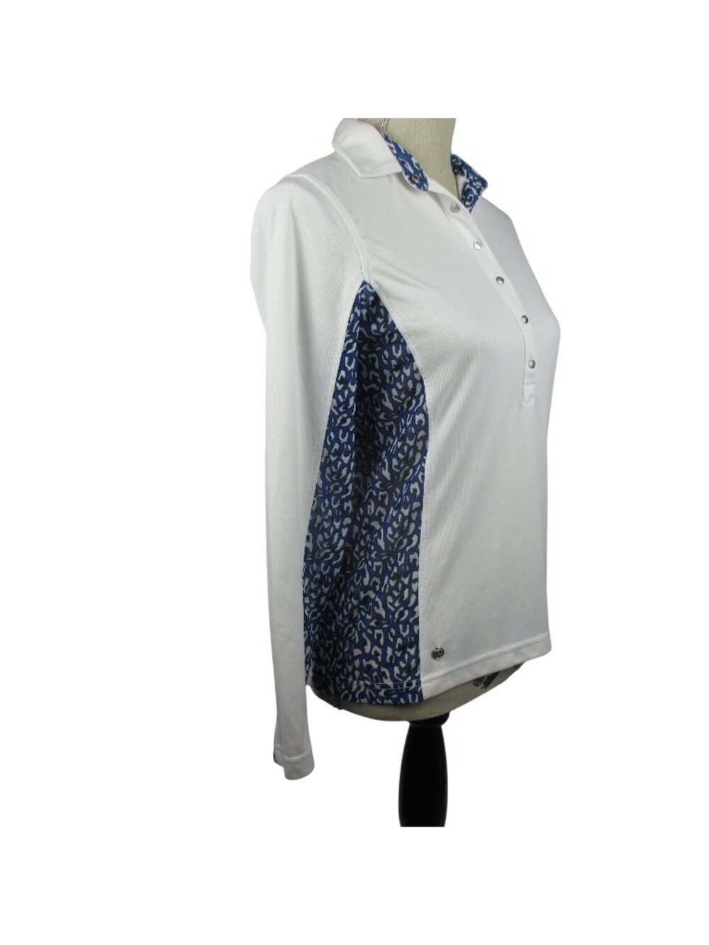 Daily Sports Long Sleeve Quarter Snap Golf Polo Size S
